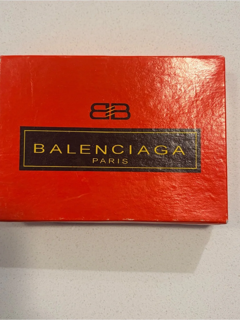 Balenciaga Brown Pebbled Leather Card & Key Holder
